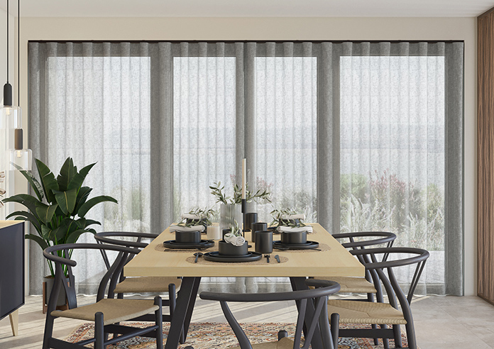 Kalahari Voile, Cool Grey - Made to Measure Curtains - Image 7